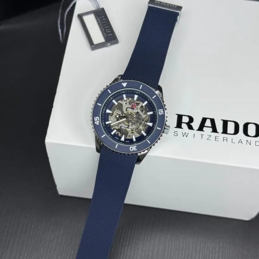 Captain Cook Rado Men's Watch in Dark Blue