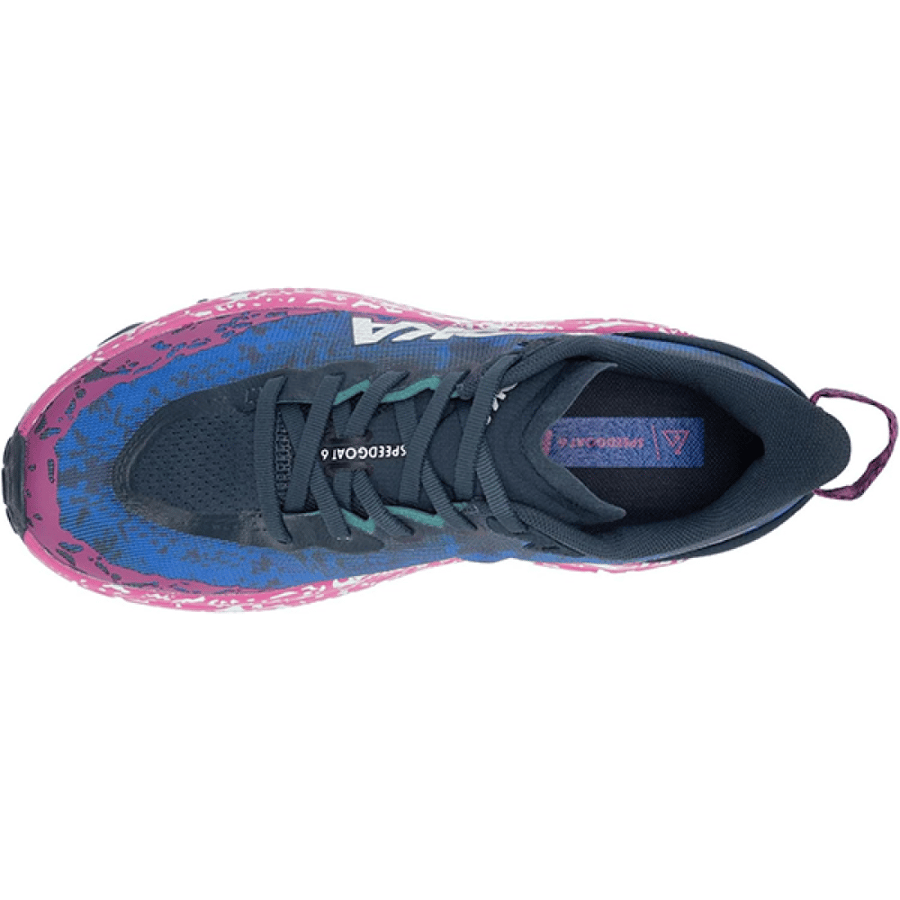Hoka Men's Speedgot 6 Sneakers, Grey with Blue Logo