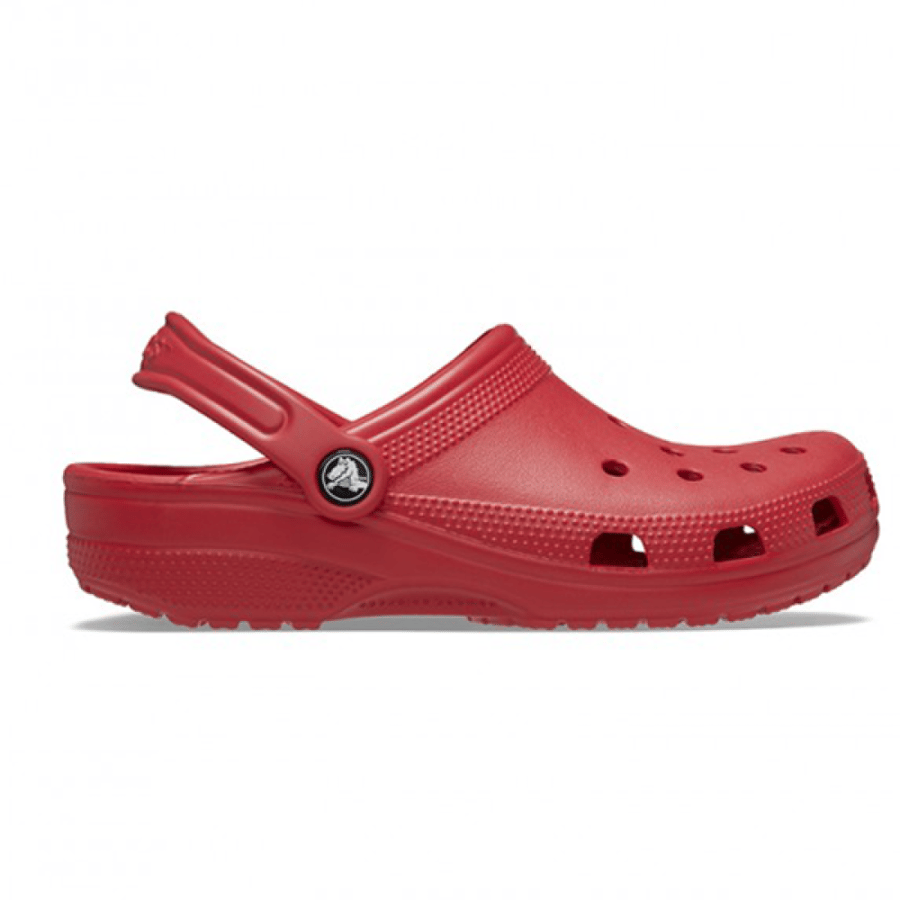 شبشب كروكس نسائي كلاسيكي بلون أحمر