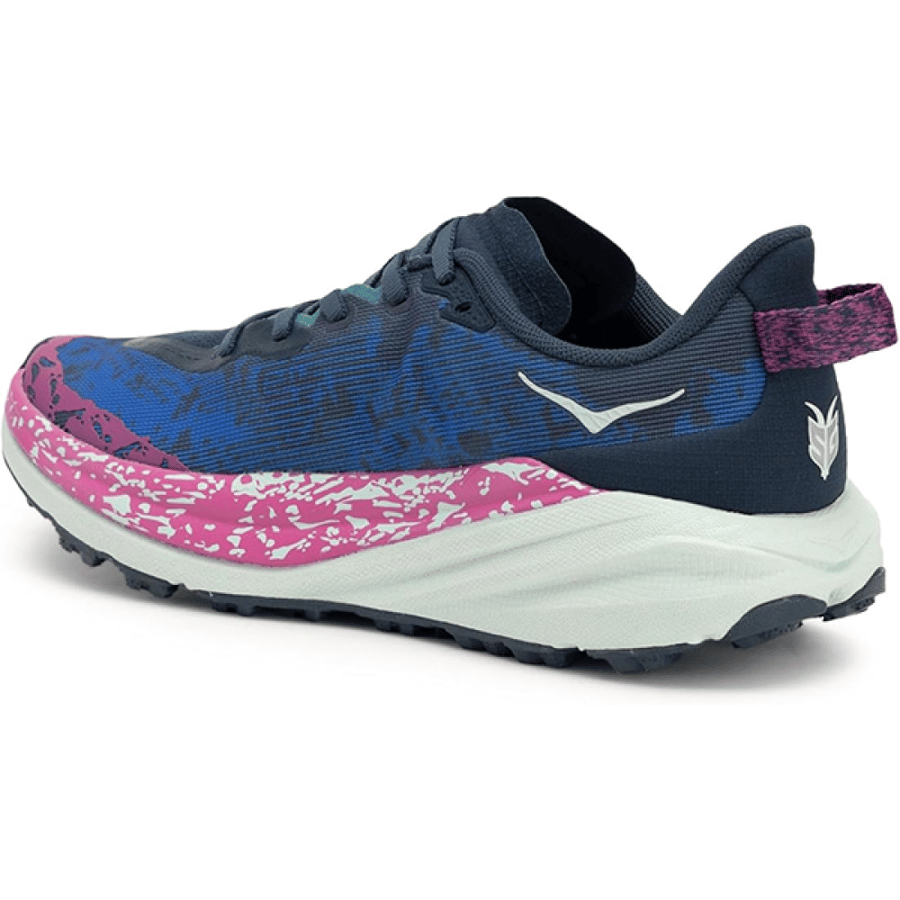 Hoka Men's Speedgot 6 Sneakers, Grey with Blue Logo