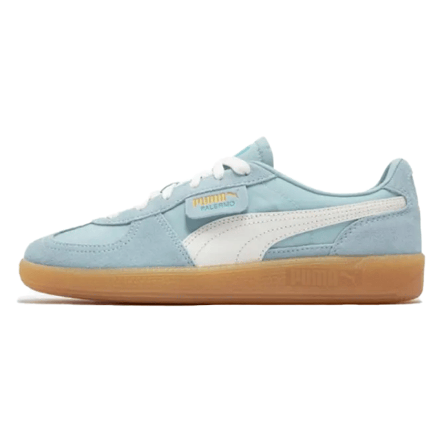 Puma Palermo Flat Unisex Sneakers, Sky Blue, White