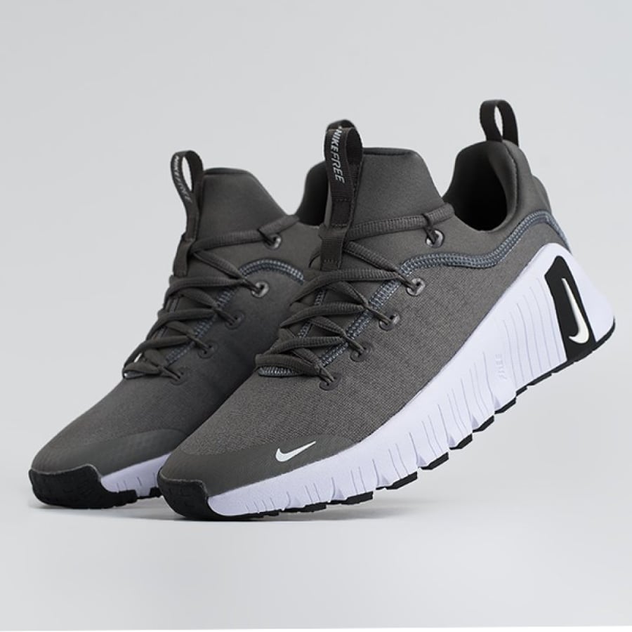 Nike Free Metcon Grey Training Shoes with White Sole