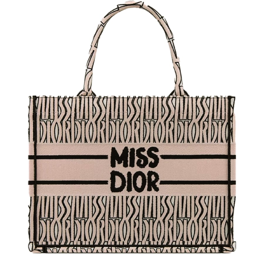 Dior Tote Bag with Zipper in Sumo and Black