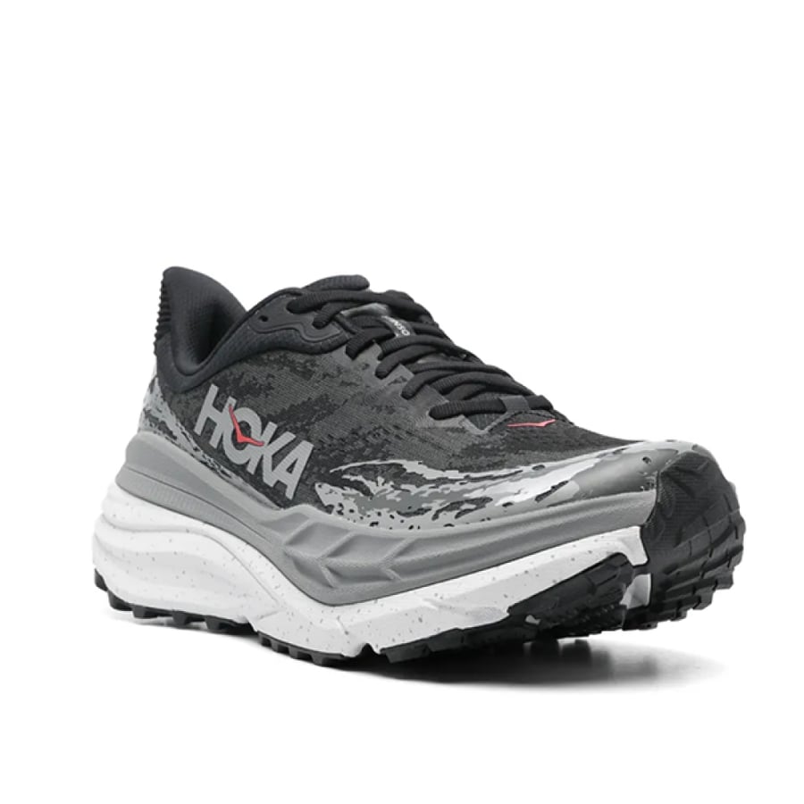 حذاء HOKA Stinson 7 الرياضي باللون الأسود والرمادي