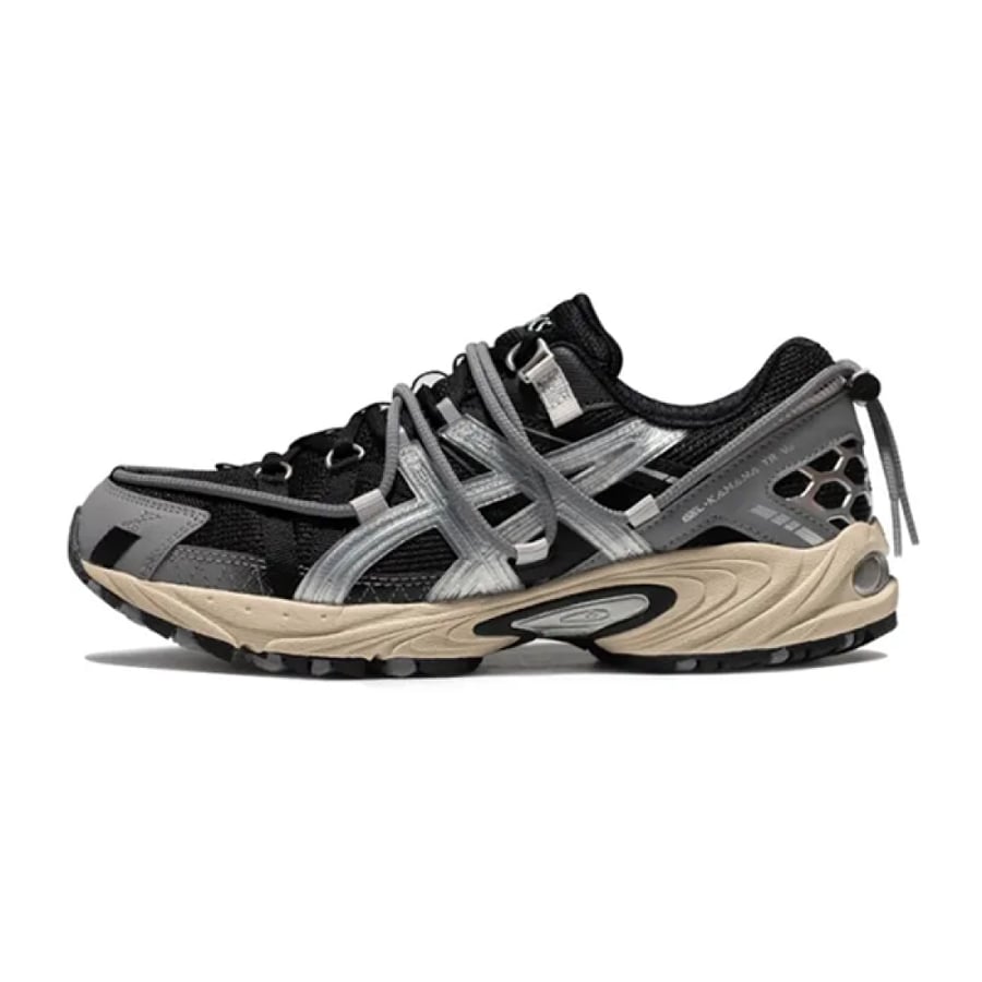 Unisex Skechers Gel Kahana TR Shoes, Black Silver