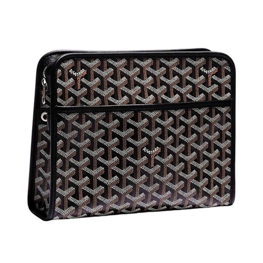 باوتش GOYARD جوفانس رجالي بلون أسود راقي بنقشة الماركة