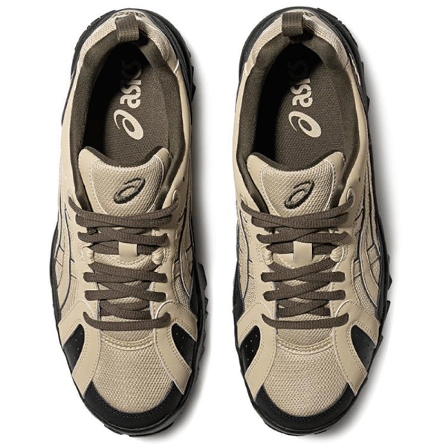 Asics حذاء جري جيل تراك بلون دارك بيج بلاك