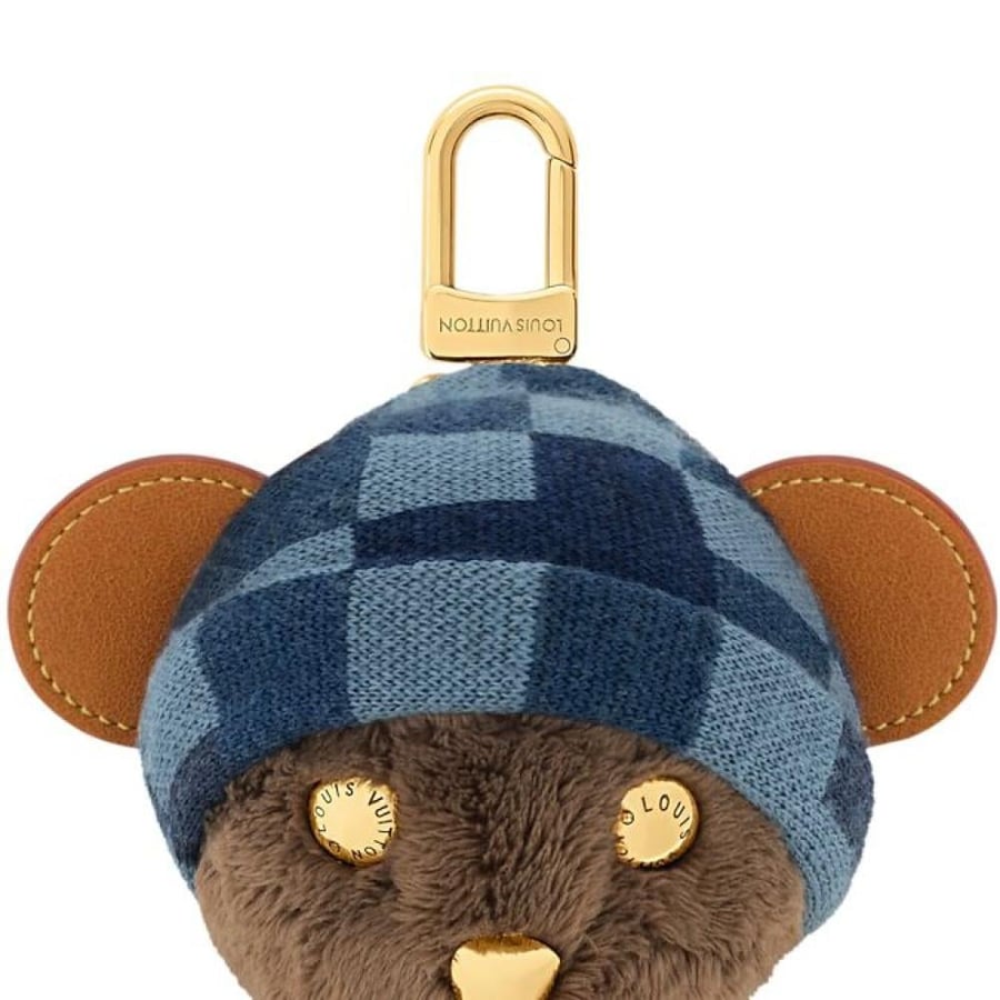 دلاية حقيبة LV Louis Bear Bag نمط قبعة زرقاء