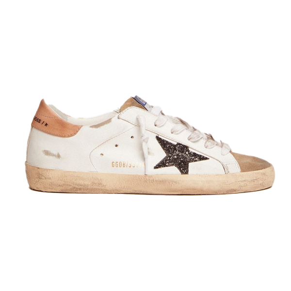 Golden Goose Superstar Women's White and Beige Stylish Sports Sneaker