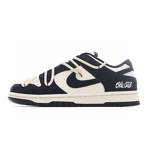 Nike Dunk Low Black and White Sports Shoes