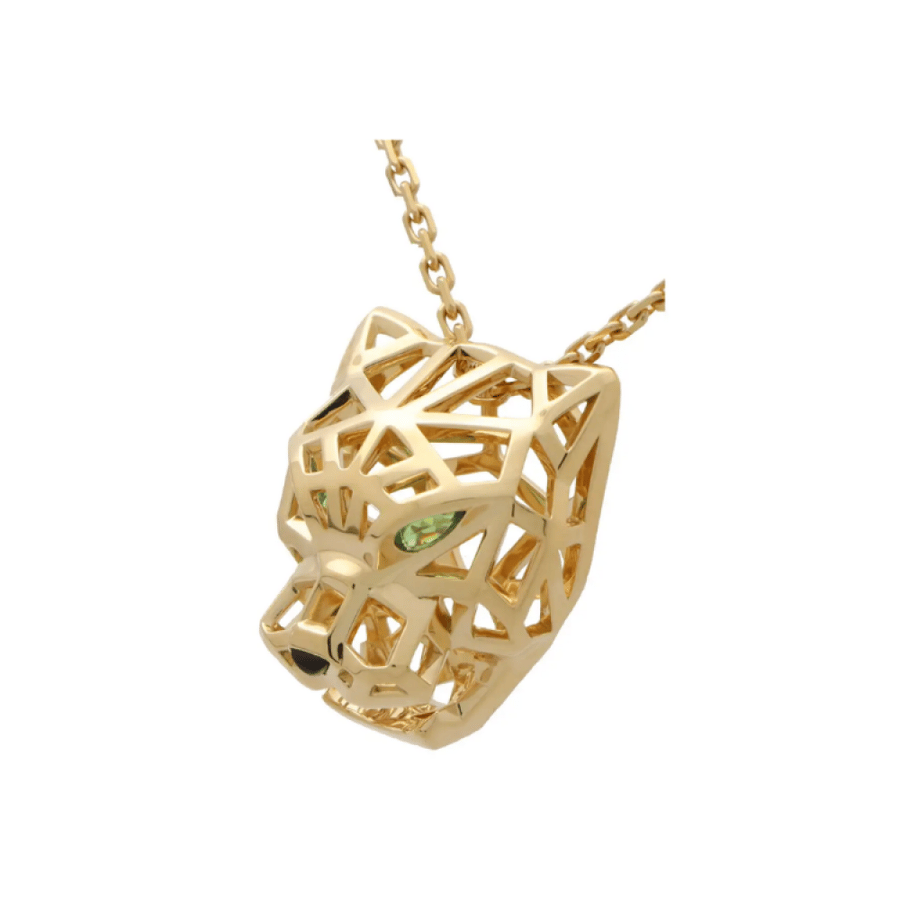 Cartier Gold Skeleton Panthere necklace