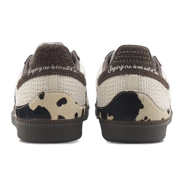 سنيكرز أديداس سامبا og اكس نوتيتل بني ابيض Cow Print