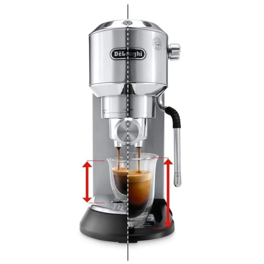 ماكينة ديلونجي ديدكا ارتي - فضي | Delonghi Dedica Arte EC885.M
