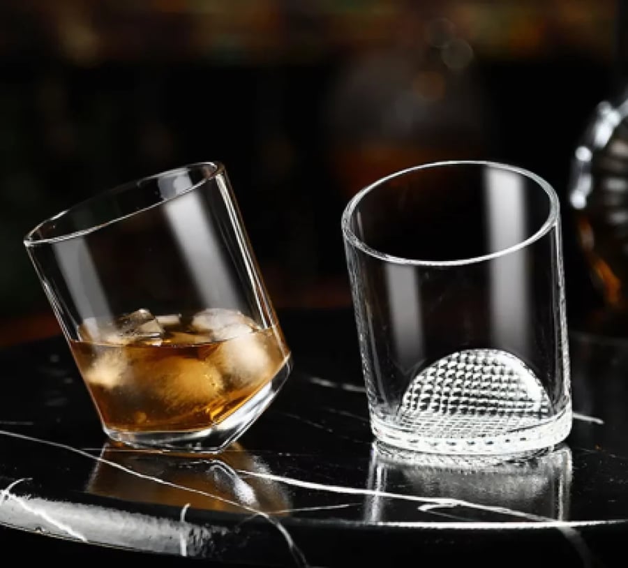كوب القهوة المنحني زجاجي | Tilted Glass CUP