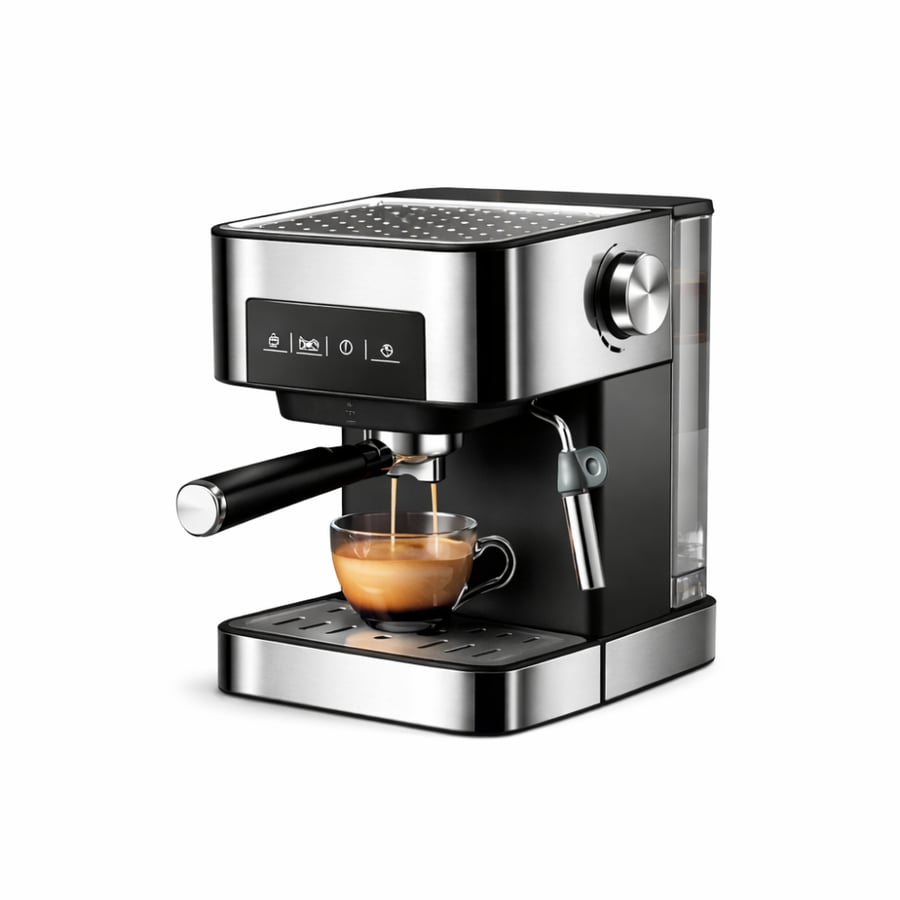 الة ماكينة اسبريسو احترافية - ضغط عالي | High Pressure Espresso Machine
