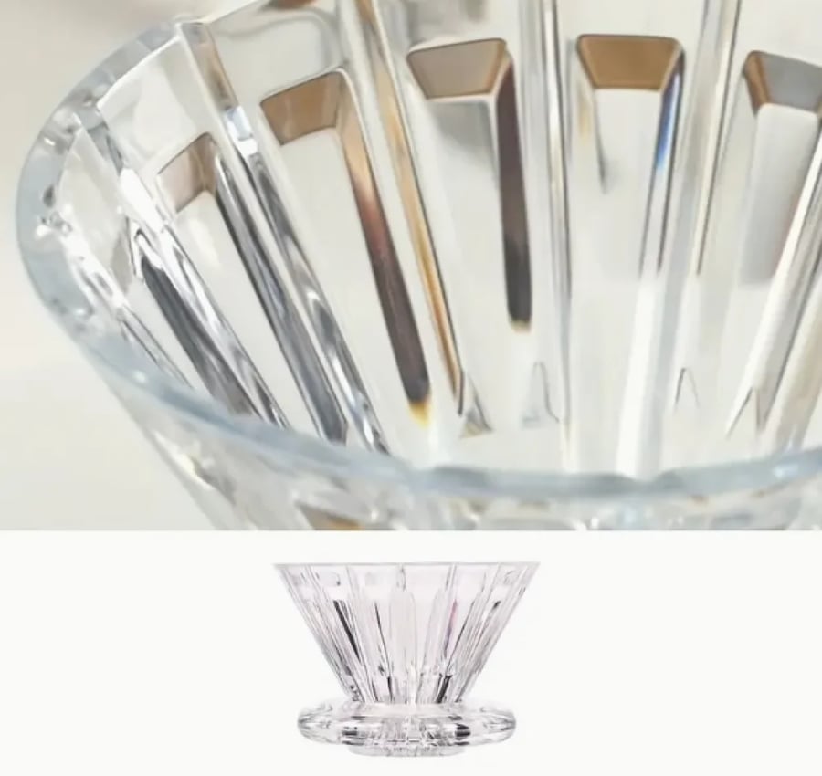 قمع تقطير V60 بقاعدة كروية - مقاس 01 - 02 | Coffee Dripper
