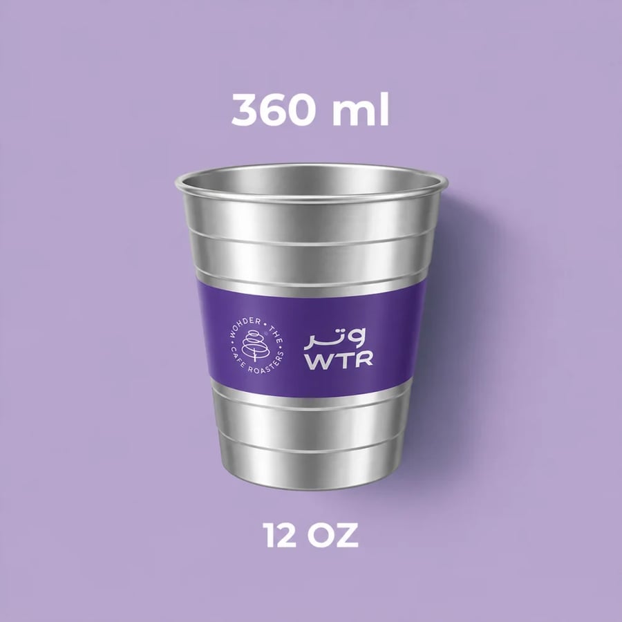 كوب ستيل - وتر | Wrt Steel Cup 12Oz