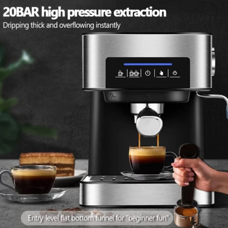 الة ماكينة اسبريسو احترافية - ضغط عالي | High Pressure Espresso Machine