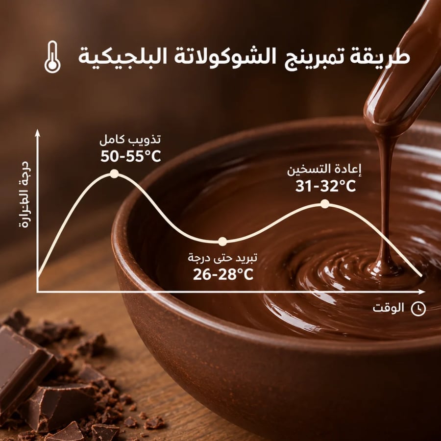 شوكولاتة بلجيكية بالحليب - 35% | Milk Chocolate