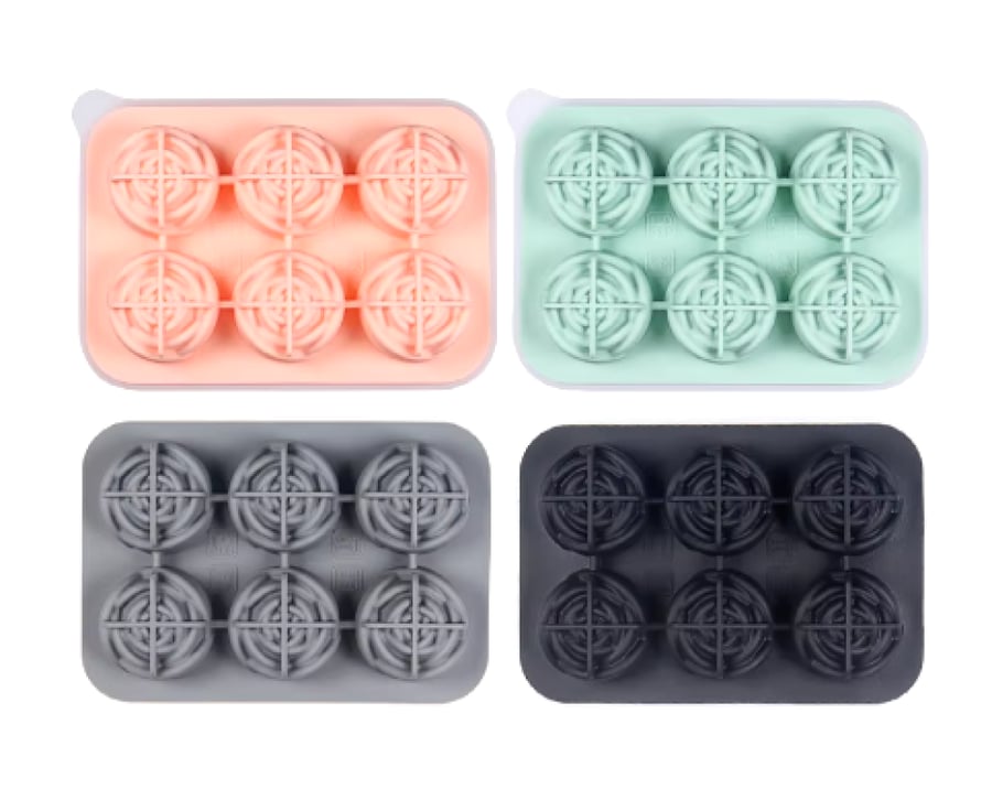قالب صناعة ثلج بشكل وردة - الوان متعددة | Ice Making Mold