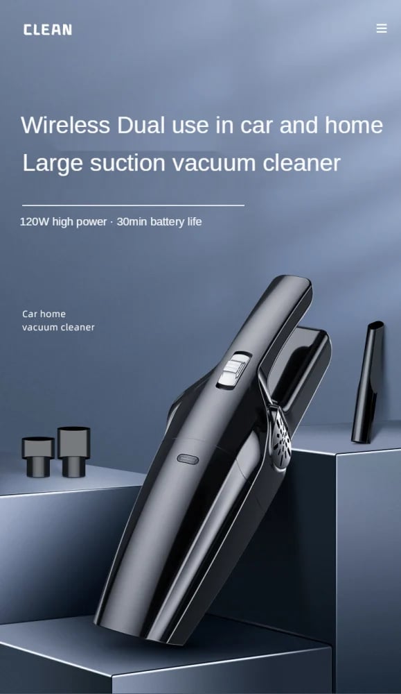 مكنسة بار القهوة كهربائية لاسلكية | Coffee Bar Vacuum