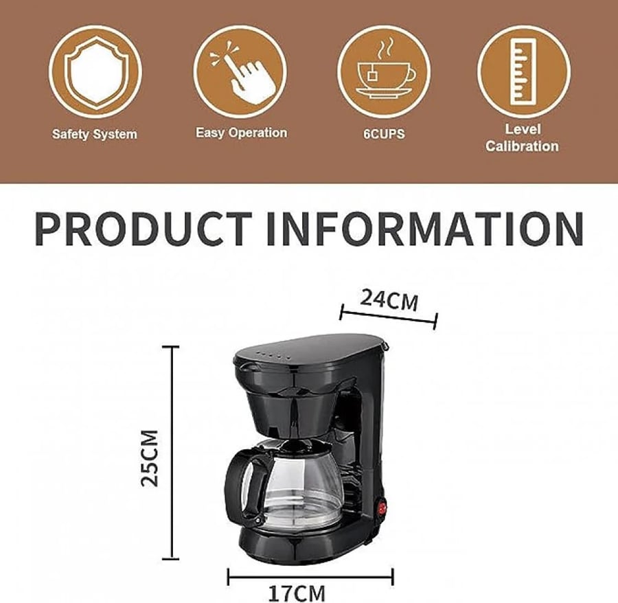 ماكينة صانعة القهوة بالتقطير الاقتصادية | Coffee Maker