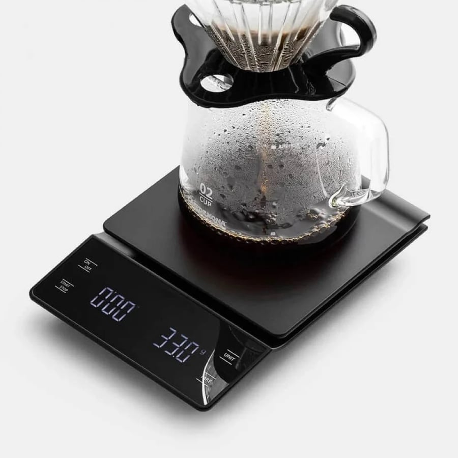 ميزان رقمي LED مع مؤقت باللمس | Electronic Scale with Timer