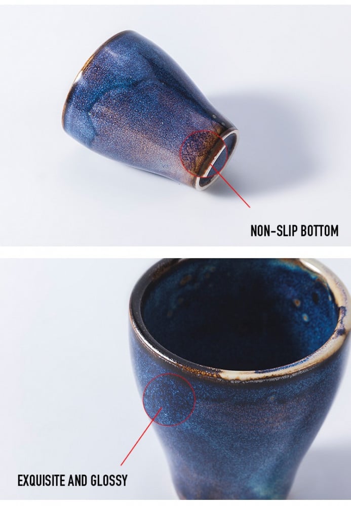 كوب الفضاء 190 مل ازرق | CUP CERAMIC