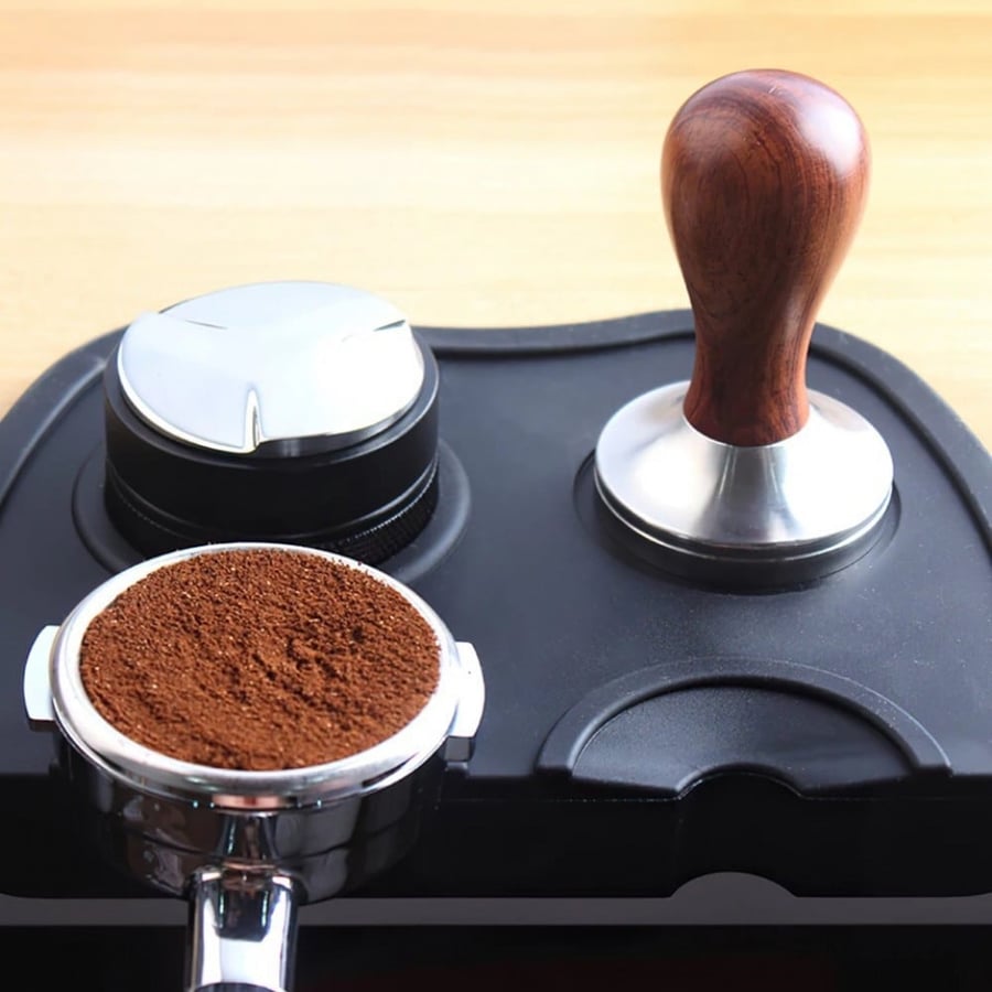 ربل قاعدة كبس و تنظيم ادوات الباريستا - حجم كبير | Tamper Mat Coffee