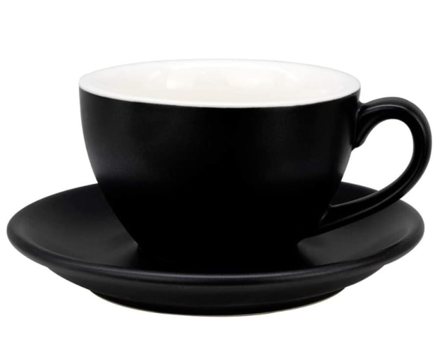 كوب سيراميك كابتشينو مع صحن 150 مل | CERAMIC Cappuccino