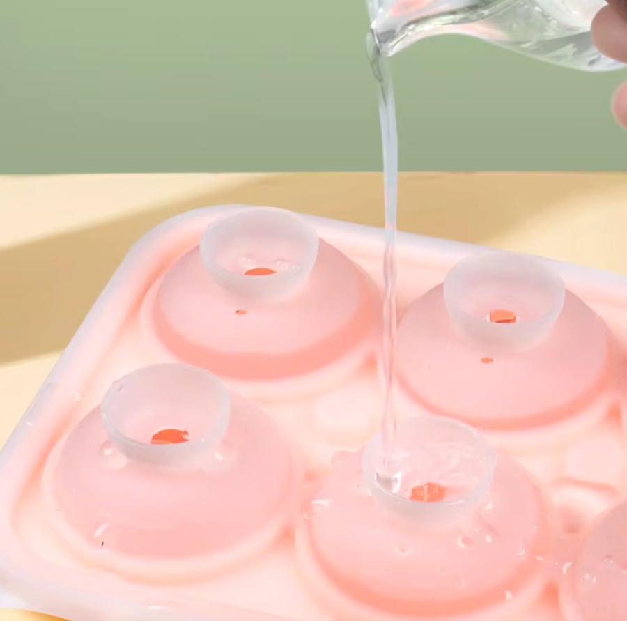 قالب صناعة ثلج بشكل وردة - الوان متعددة | Ice Making Mold