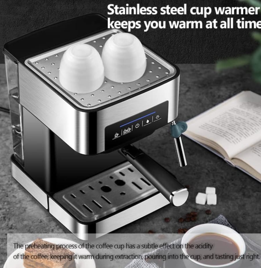 الة ماكينة اسبريسو احترافية - ضغط عالي | High Pressure Espresso Machine