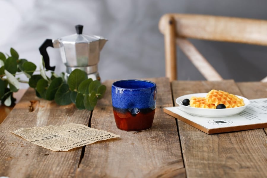 كوب فاكتوري اليدوي الفاخر - الوان متعددة | CUP CERAMIC
