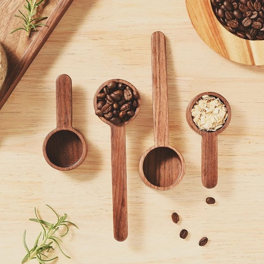 ملعقة بن من خشب الجوز - مقاسات متعددة | Spoon Wood