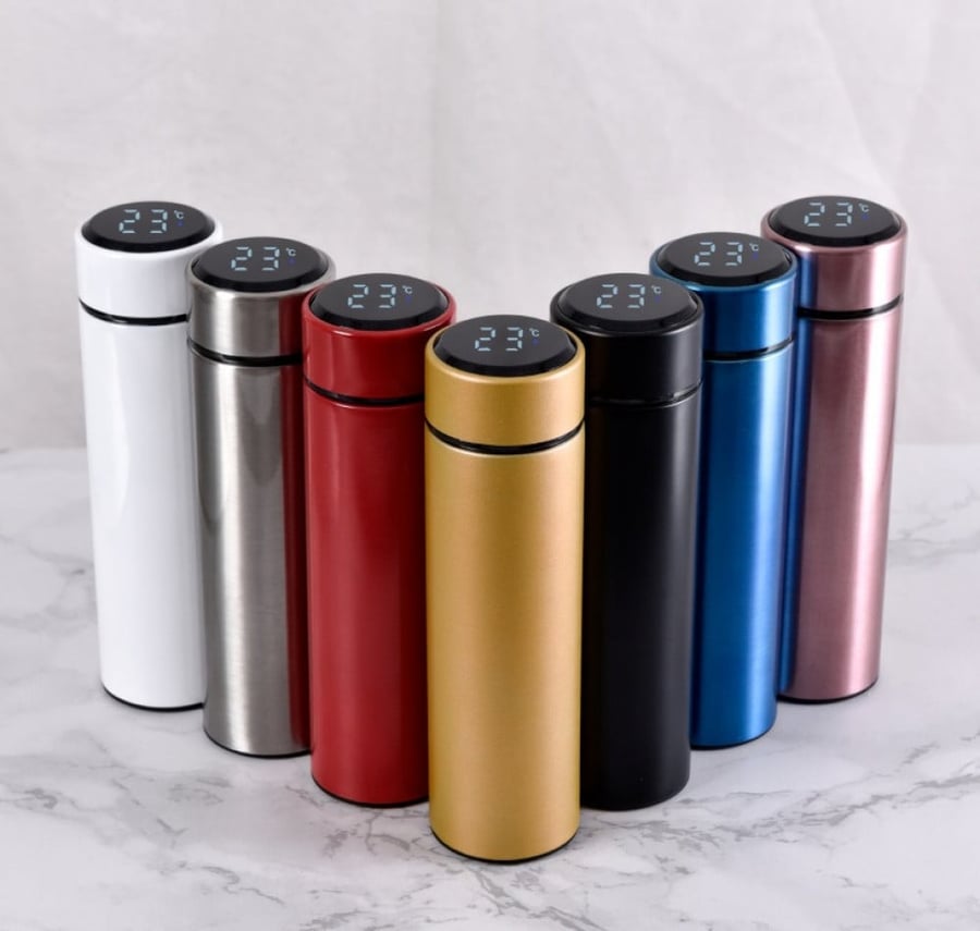 مق حافظ للحرارة ذكي بشاشة عرض | Flask