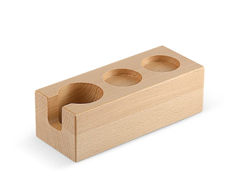 منظم و قاعدة خشبية مناسبة للتامبر و البورتافلتر | WOOD 3D