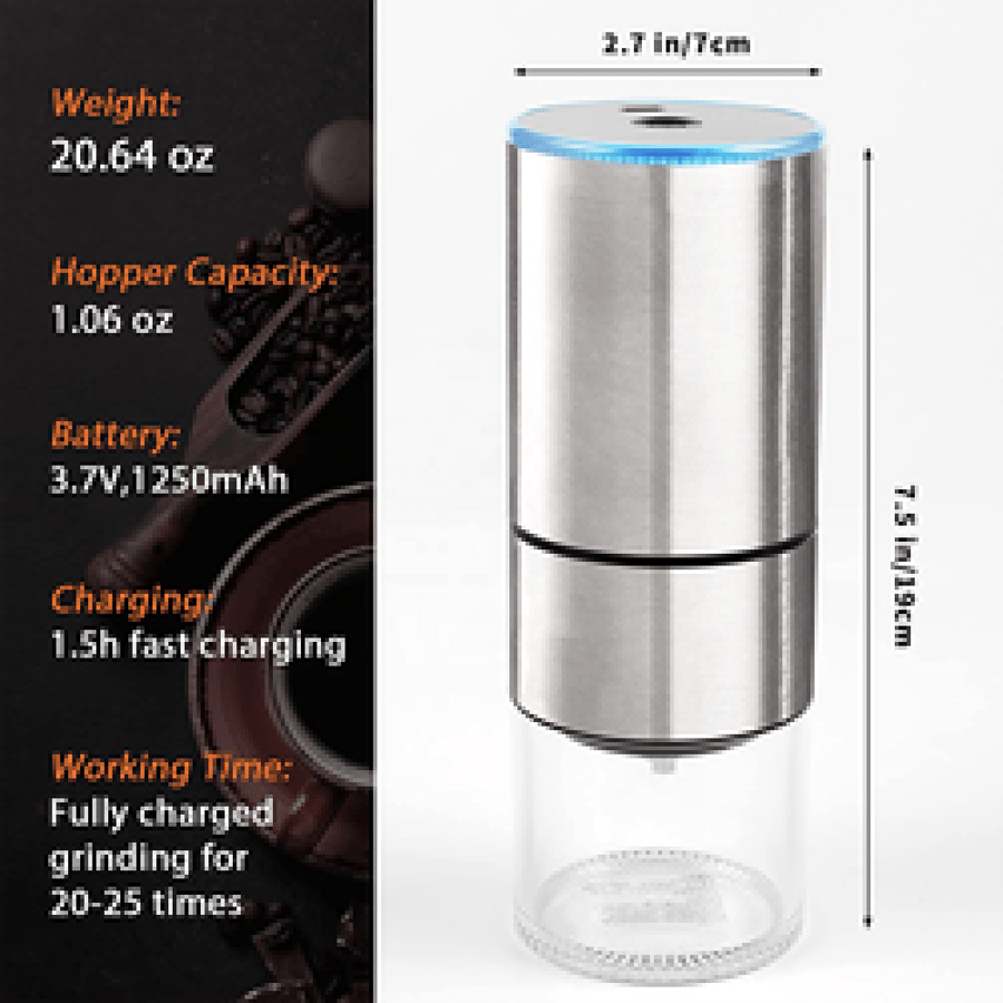 طاحونة كهربائية ستيل - قابلة للشحن - الوان متعددة | Grinder Electronic