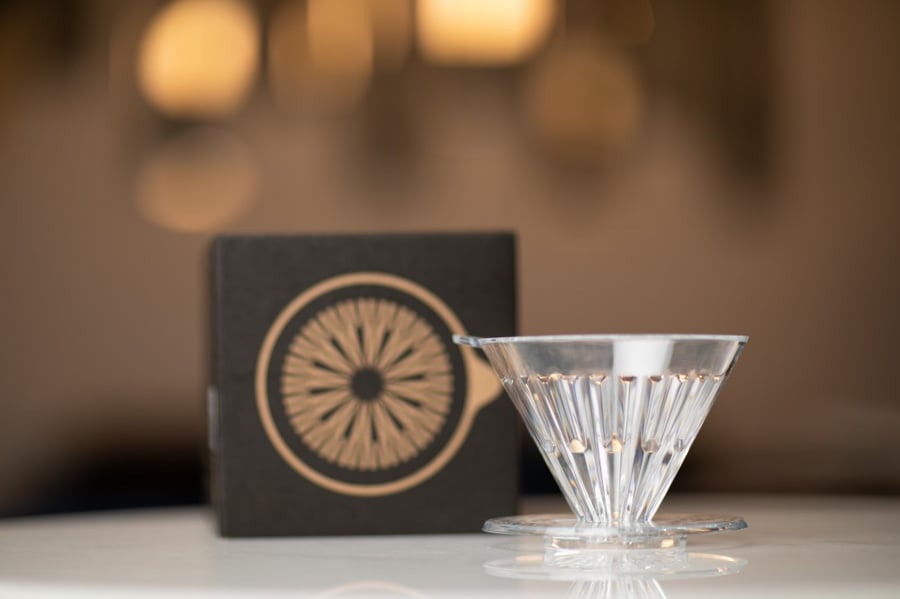 قمع V60 كرستال تايمور - مقاس 01 | Timemore Crystal Eye Dripper