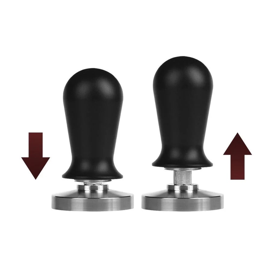 مكبس اسود تامبر بضغط ثابت مقاسات متعددة | Stainless Steel Tamper