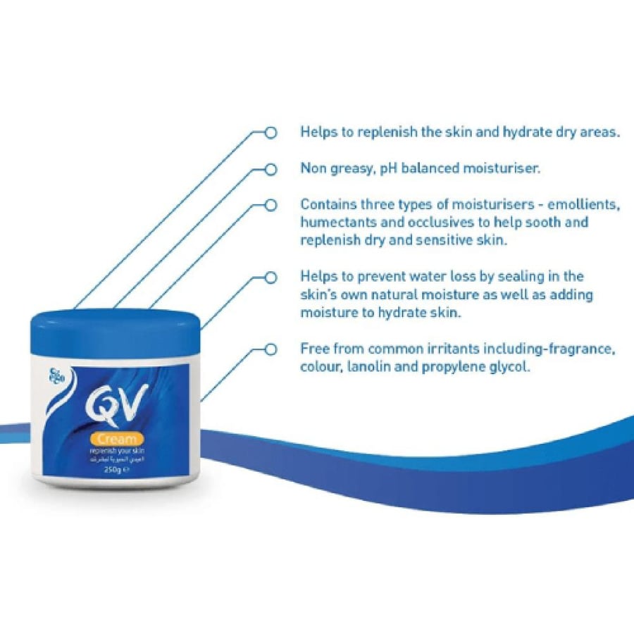 QV Moisturizing Skin Cream 250 gm