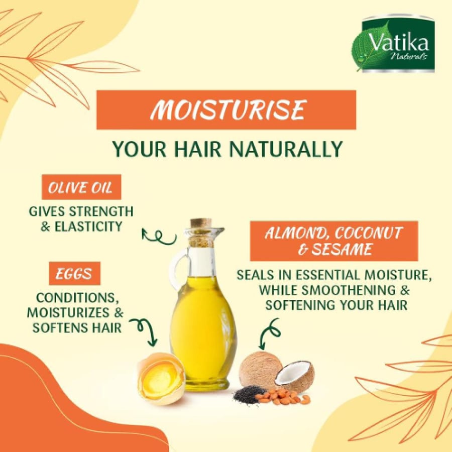 Vatika Naturals Mayonnaise to moisturize hair and treat dry and dull hair - 500 grams