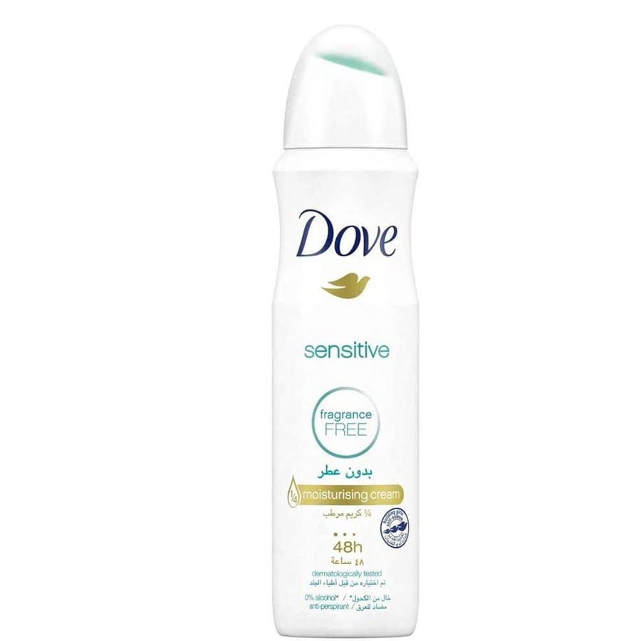 Dove deodorant without perfume, Sensitive, 150 ml