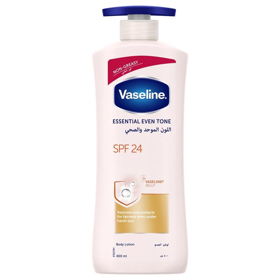فازلين لوشن اللون الموحد الأساسي مع واقي شمس SPF24 للبشرة - 400 مل