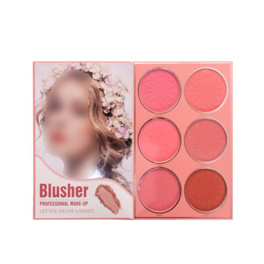 Christine 4-in-1 palette notebook eyeshadow + highlighter + blusher + lipstick CH-K2310