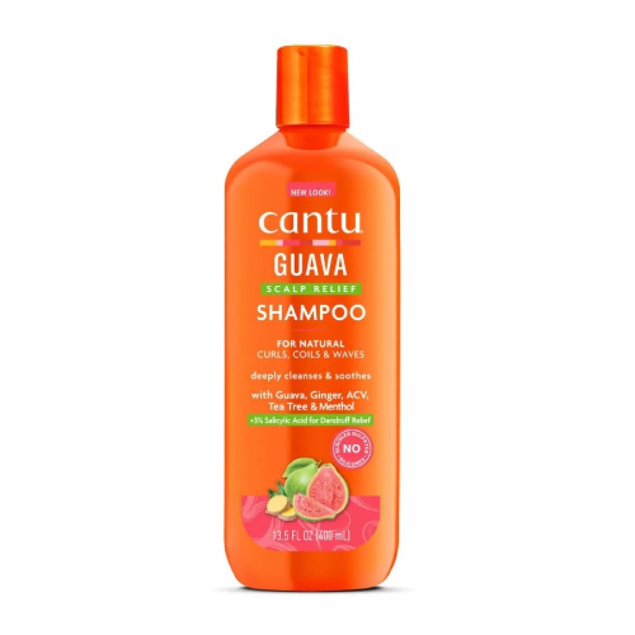 Cantu Anti-Dandruff and Scalp Purifying Shampoo with Guava, Ginger, Apple Cider Vinegar and Tea Tree Oil - 400 ml