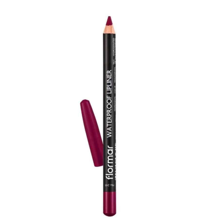 Flormar Waterproof Lip Liner Pencil No. - 241 Sour Cherry