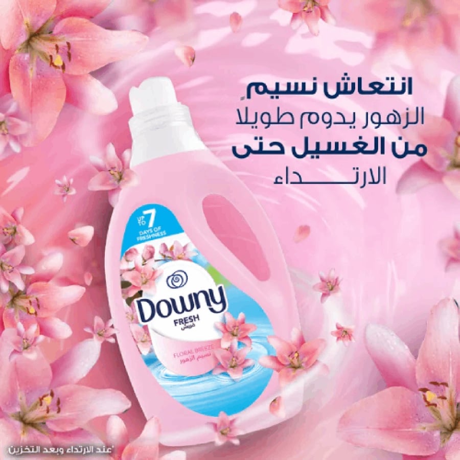 داوني منعم ملابس نسيم الزهور - 2 حبة × 2 لتر