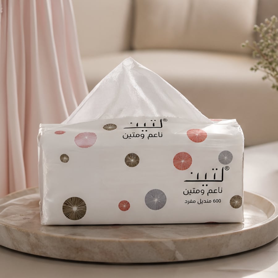 مناديل لتين 600 منديل