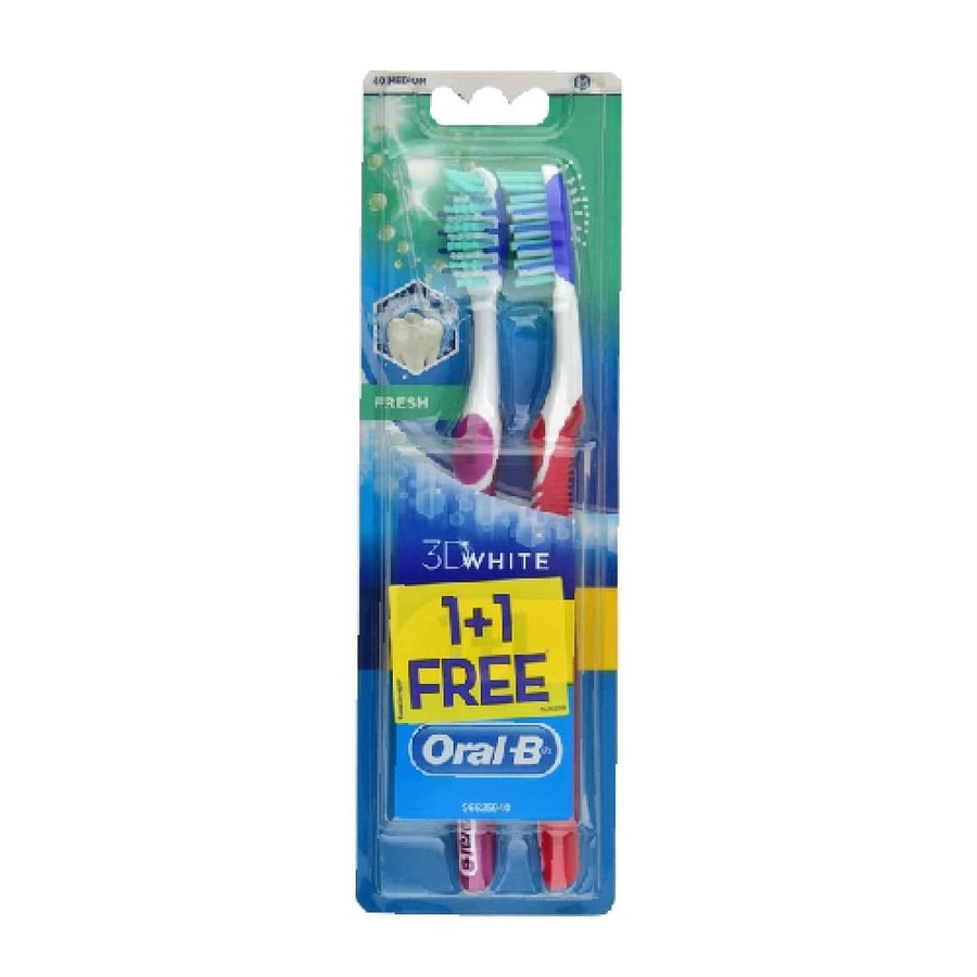 Oral-B 1+1 Free 3D Toothbrush Medium