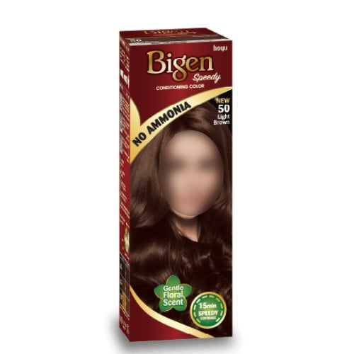 Bigen women's hair dye light brown 50 - 40 g